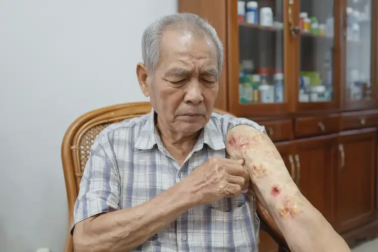 老年人手臂出湿疹可不可以彻底自愈(图4)