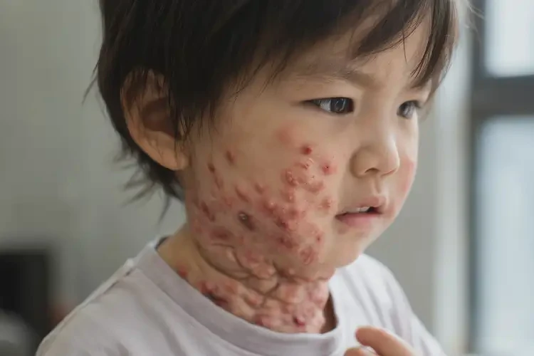儿童脖子长湿疹可以彻底自愈吗(图4)