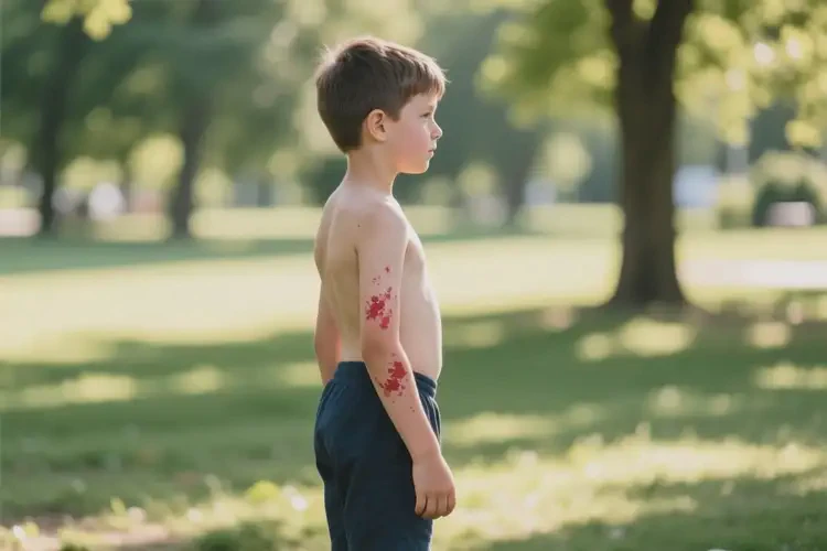 男生四肢有濕疹不管它會(huì)自己自愈嗎(圖2)