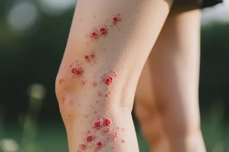 女人大腿上出濕疹能徹底自愈嗎(圖2)