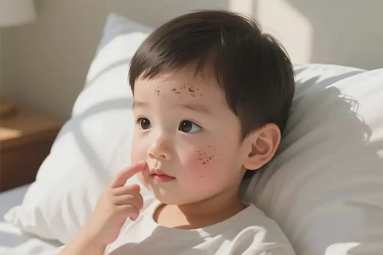 小孩面部偶爾起濕疹不管它會自己痊愈嗎(圖3)