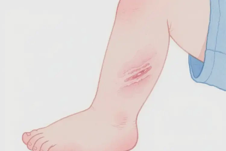 小兒大腿上容易起濕疹可以徹底自愈嗎(圖1)