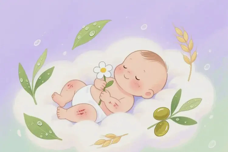 嬰兒身上起濕疹可以徹底自愈嗎(圖1)