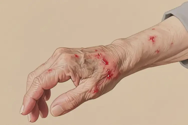 高齡老人手臂出濕疹不管它會自己自愈嗎(圖4)