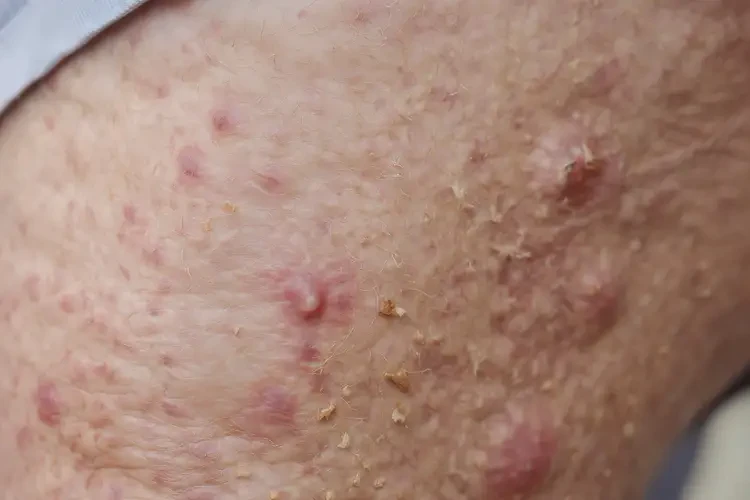 老人小腿上經(jīng)常起濕疹能徹底自愈嗎(圖4)