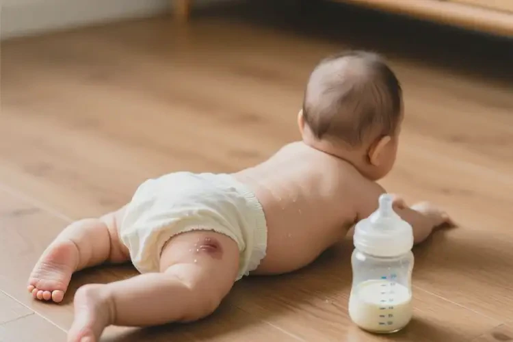 嬰兒屁股上偶爾長濕疹能靠自己自愈嗎(圖1)