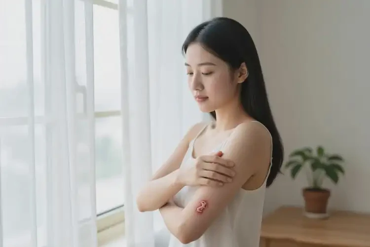 女人身上容易長濕疹可以徹底自愈嗎(圖3)