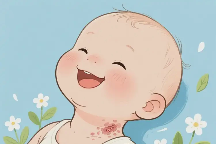 新生兒脖子上經(jīng)常起濕疹能徹底自愈嗎(圖3)