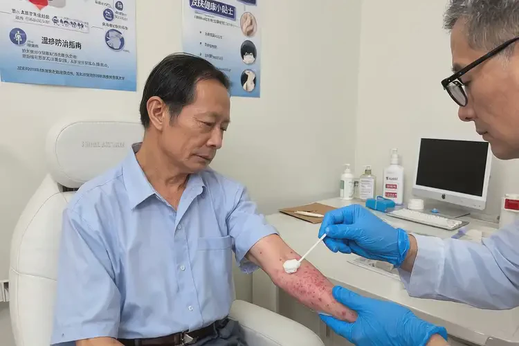 男人四肢偶爾長濕疹能夠徹底治愈嗎(圖3)