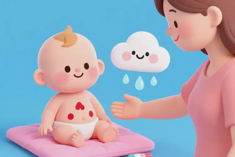 嬰幼兒肚子起濕疹能夠徹底治愈嗎(圖2)