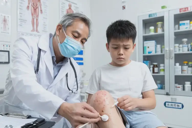 小孩小腿容易長濕疹可以徹底自愈嗎(圖3)