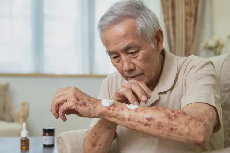 高齡老人手臂上經(jīng)常長(zhǎng)濕疹可以徹底自愈嗎(圖2)