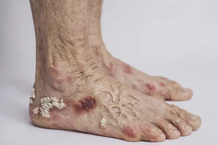 高齡老人腳上出現(xiàn)濕疹可不可以徹底自愈(圖4)