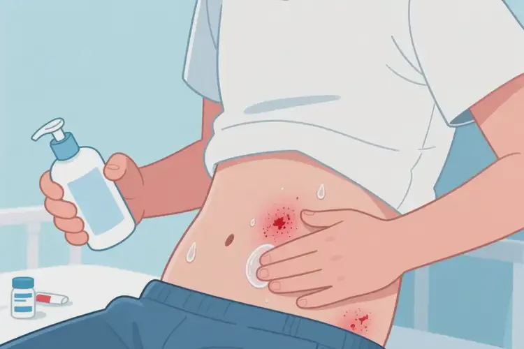 青少年肚子出濕疹能夠徹底治愈嗎(圖3)