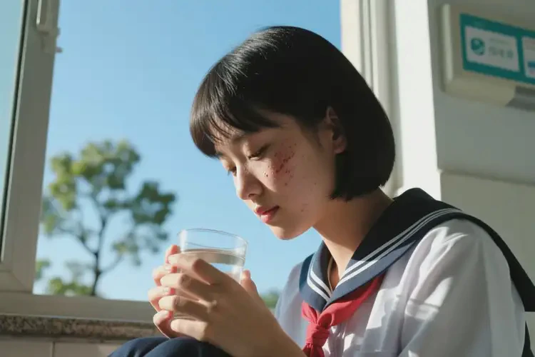 中學(xué)生面部起濕疹可以徹底自愈嗎(圖2)