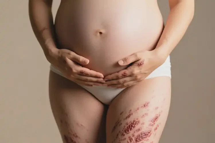 孕婦四肢長濕疹能靠自己自愈嗎(圖1)