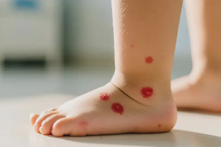 小孩腳上偶爾長(zhǎng)濕疹可不可以徹底自愈(圖4)