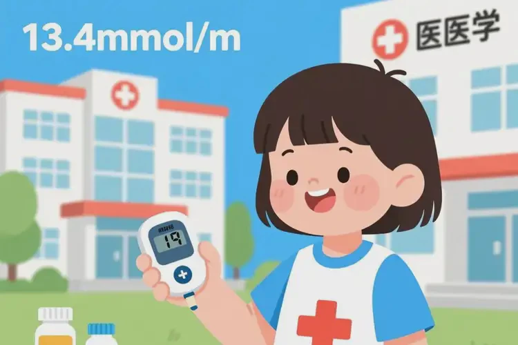 兒童早上空腹血糖13點4是糖尿病嗎(圖1)