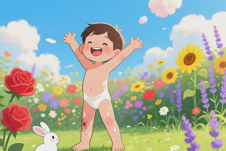 兒童大腿上容易長濕疹能徹底自愈嗎(圖2)