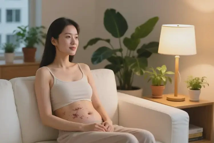 女人肚子出濕疹能夠徹底治愈嗎(圖4)