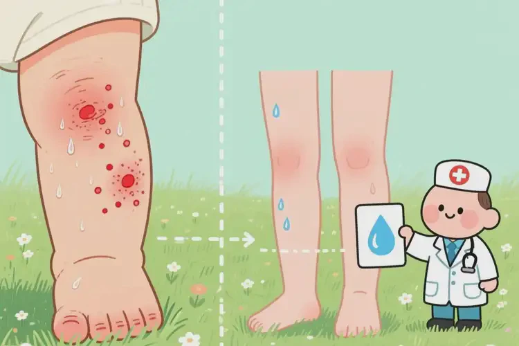 幼兒小腿長濕疹不管它會自己好嗎(圖3)