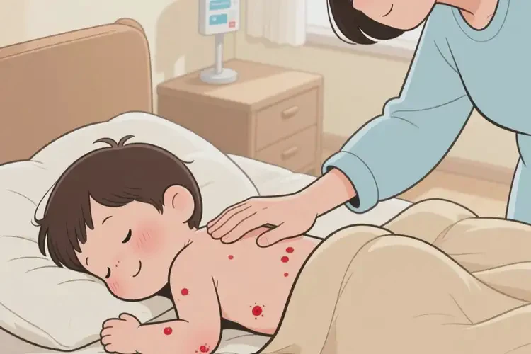 少兒肚子出濕疹不管它會(huì)自己痊愈嗎(圖3)