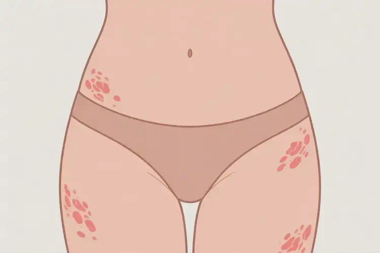 女生屁股容易長濕疹能夠徹底治愈嗎(圖1)