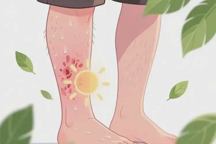 男生小腿長(zhǎng)濕疹不管它會(huì)自己自愈嗎(圖2)