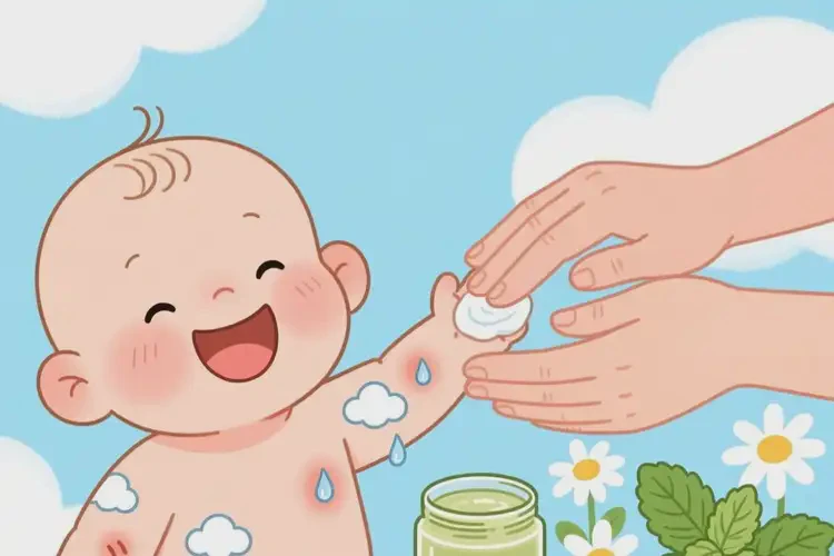 嬰兒身上起濕疹可以徹底自愈嗎(圖3)