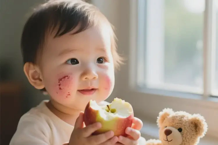 幼兒面部經(jīng)常長濕疹能徹底自愈嗎(圖1)