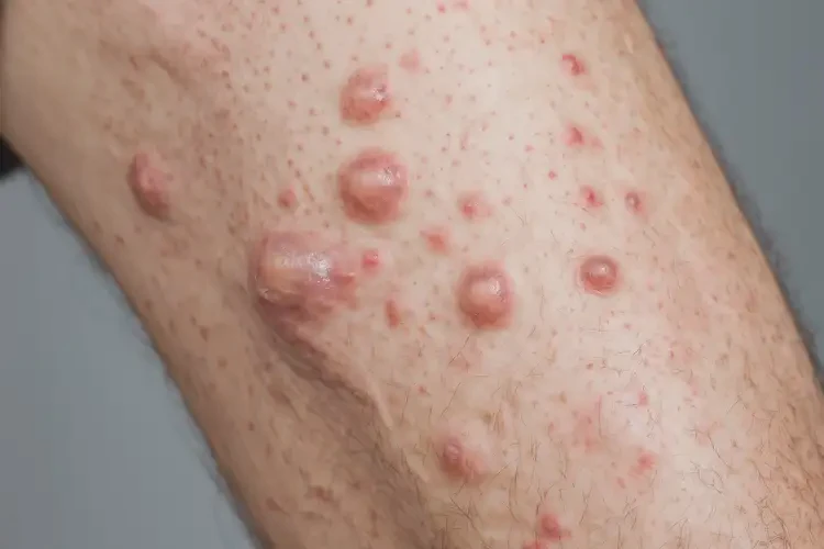 男生大腿出現(xiàn)濕疹能徹底自愈嗎(圖4)