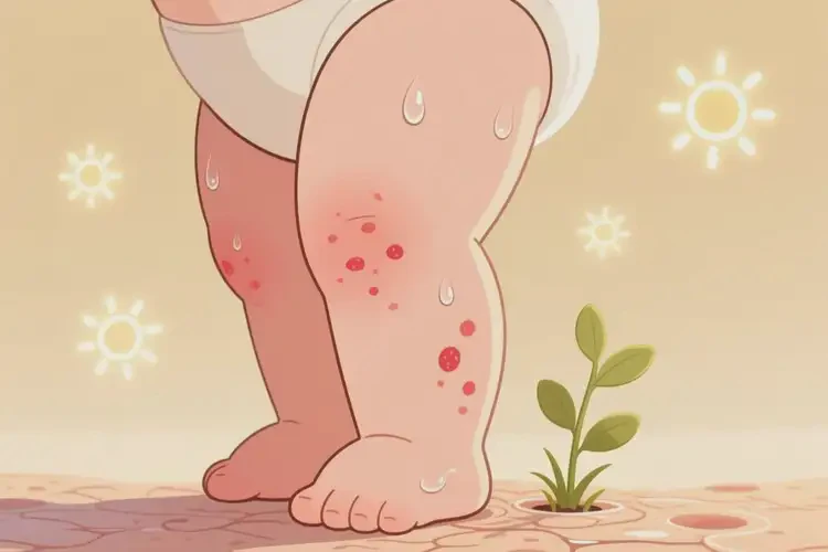 小兒大腿容易長濕疹可不可以徹底自愈(圖3)