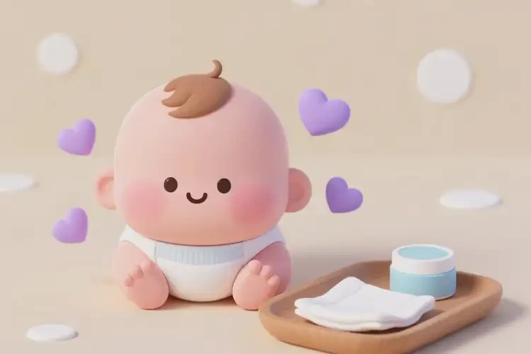 嬰幼兒屁股偶爾起濕疹不管它會自己痊愈嗎(圖1)