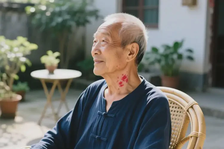 老年人脖子上容易長濕疹不管它會自己好嗎(圖2)