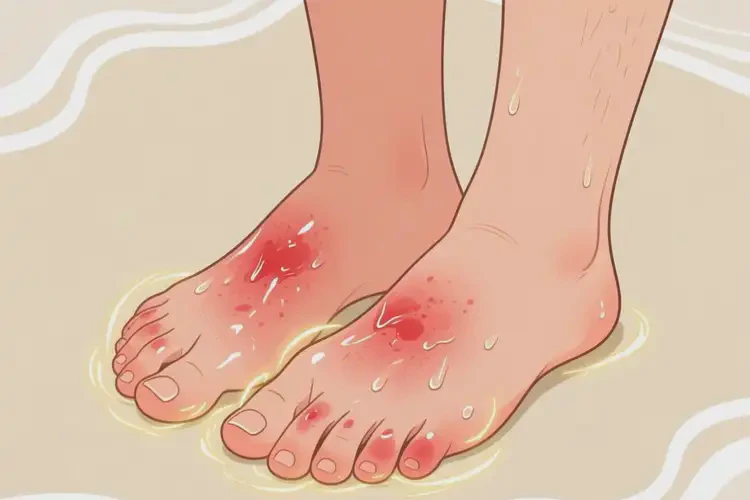 青年人腳上容易長(zhǎng)濕疹可以徹底自愈嗎(圖3)