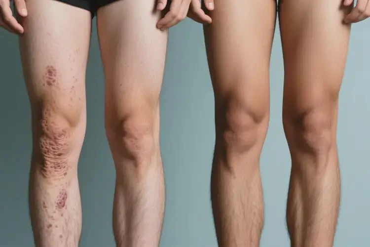 青年人小腿上經(jīng)常起濕疹不管它會(huì)自己好嗎(圖2)