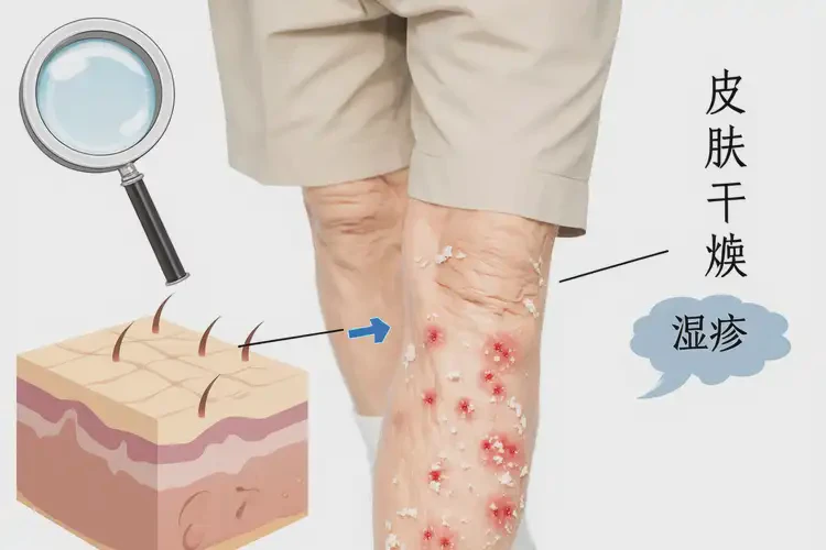 高齡老人大腿長(zhǎng)濕疹不管它會(huì)自己好嗎(圖4)
