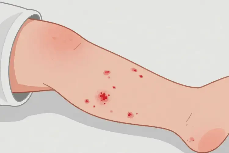 小兒大腿偶爾起濕疹能徹底自愈嗎(圖2)