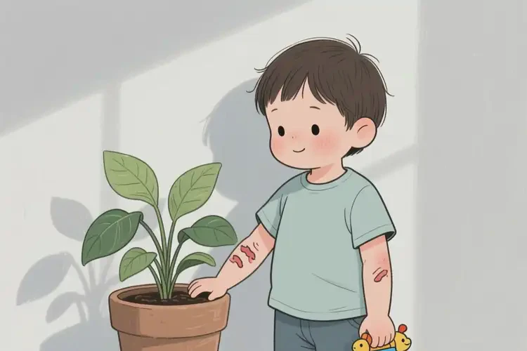 小兒四肢長濕疹能徹底自愈嗎(圖1)