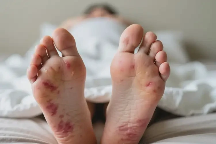 产妇脚上经常起湿疹不管它会自己自愈吗(图4)