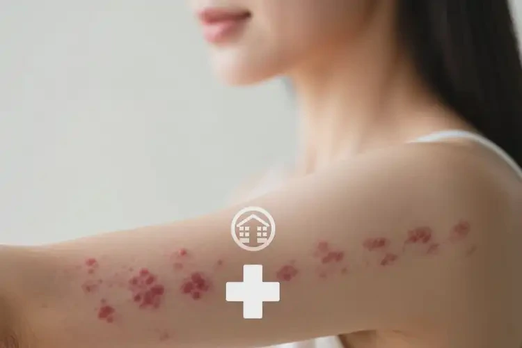 女人手臂上容易長濕疹可以徹底自愈嗎(圖4)