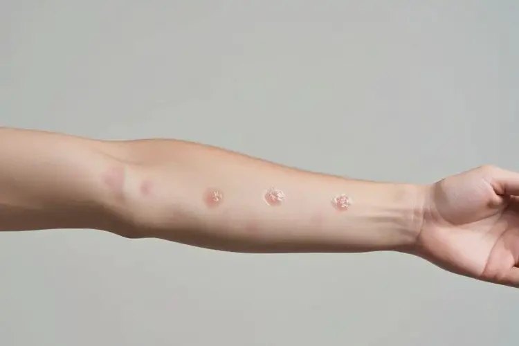 青年人手臂上偶爾長濕疹可以徹底自愈嗎(圖1)