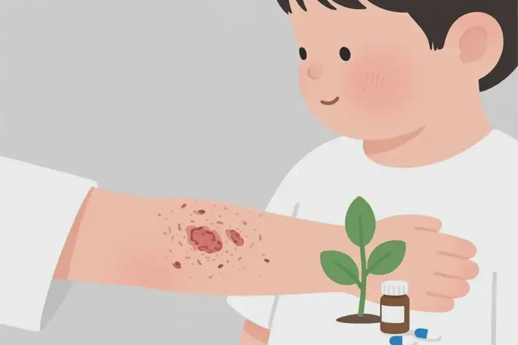 小儿手臂容易长湿疹能彻底自愈吗(图2)