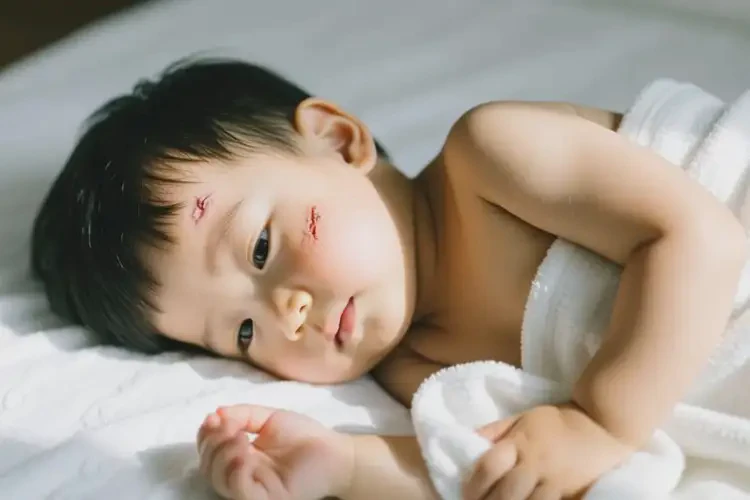 兒童臉上出現(xiàn)濕疹能靠自己自愈嗎(圖1)