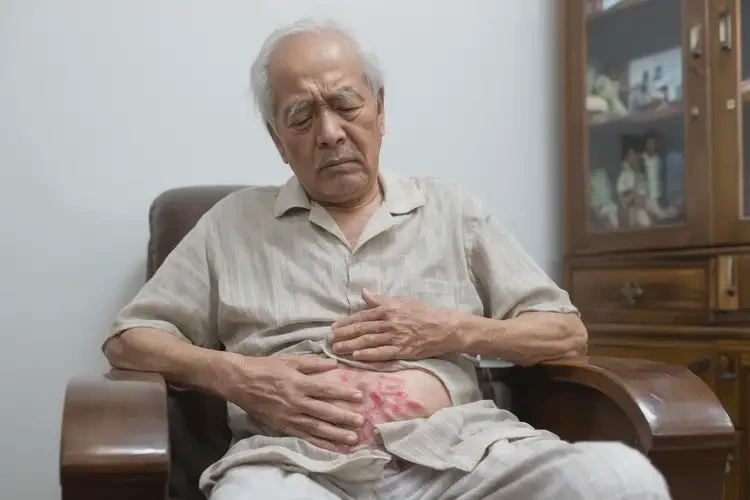 高齡老人肚子上出濕疹不管它會(huì)自己好嗎(圖4)