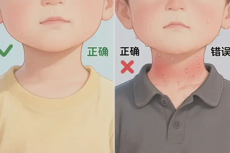 孩子脖子起濕疹不管它會(huì)自己痊愈嗎(圖2)