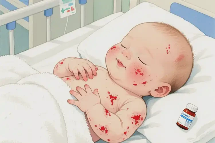 小兒全身起濕疹不管它會自己痊愈嗎(圖4)