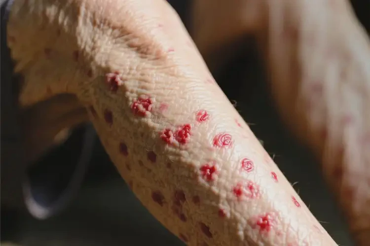 高齡老人大腿上出濕疹不管它會(huì)自己自愈嗎(圖3)