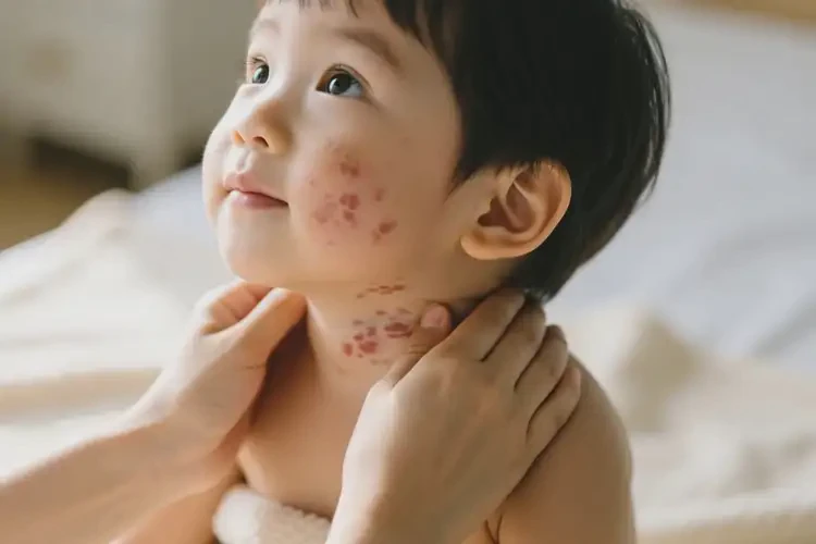 小孩脖子有濕疹能靠自己自愈嗎(圖4)