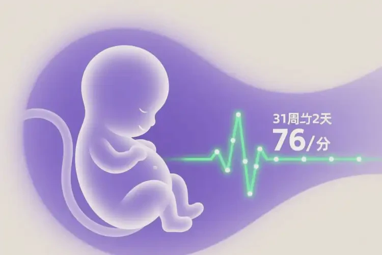 孕31周2天胎心率76寶寶還能要嗎(圖3)